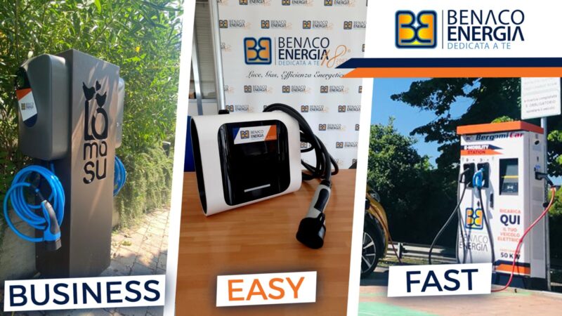 Sei curioso di conoscere le soluzioni di Benaco Energia per la ricarica delle auto elettriche?